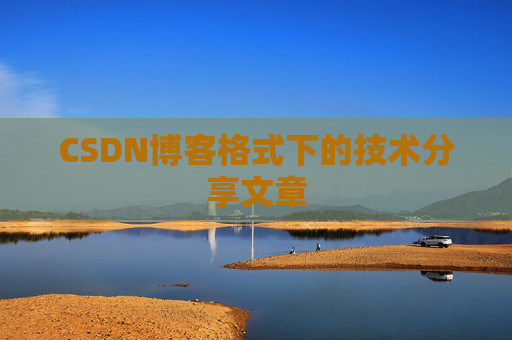 CSDN博客格式下的技术分享文章